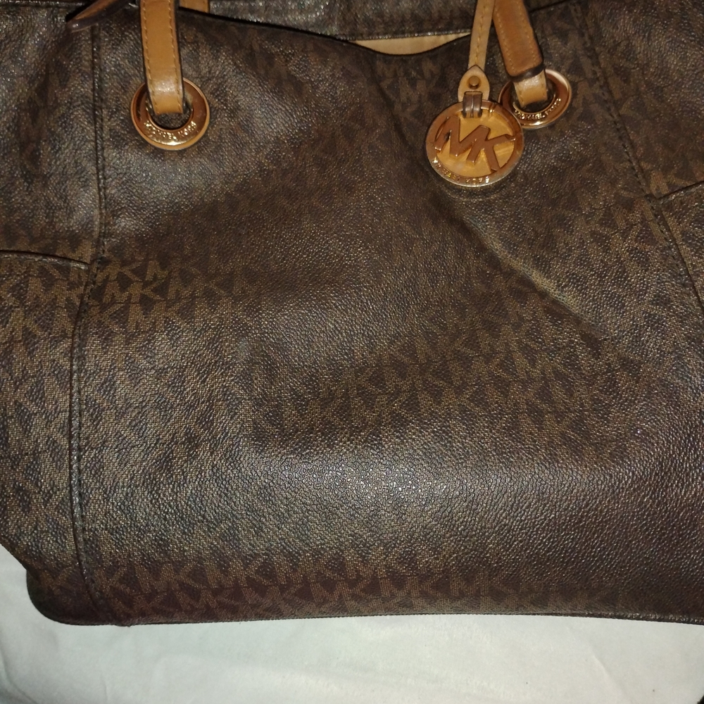 Michael Kors Brown Monogram Tote
